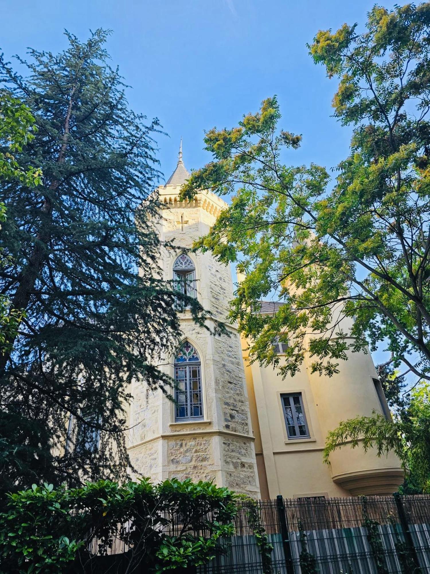 Chateau Grandclement Lyon Villeurbanne Niveau Rdc - Tresor Cache En Ville Avec Vue Piscine Et Parc فيليوربان المظهر الخارجي الصورة